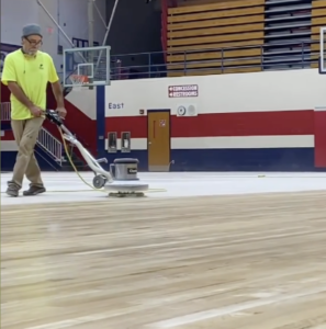 Indiana gym floor repair