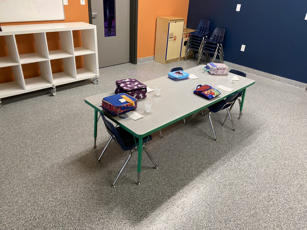 Epoxy in multipurpose room for elementary school.
