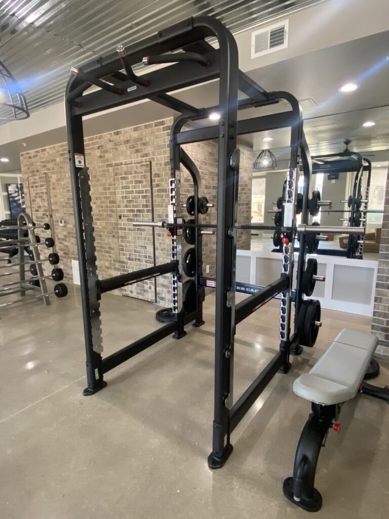 Edge 35 Apartments' Gym with Polished Concrete