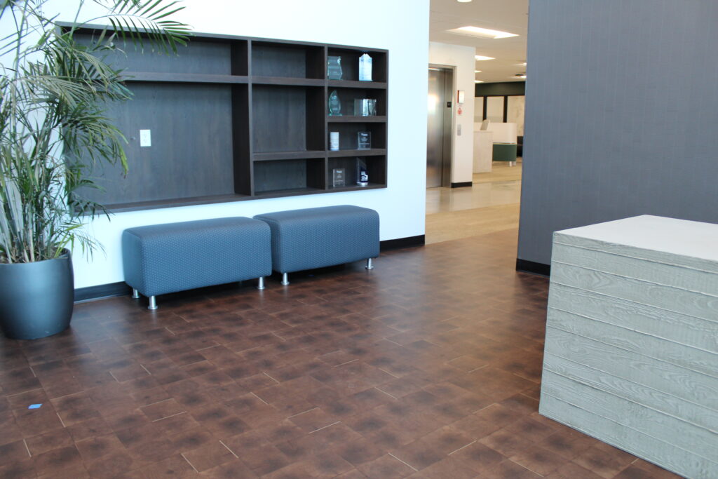 Office Space with new LVT