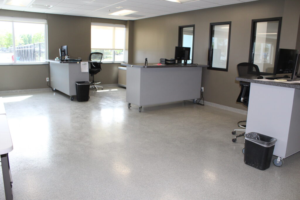 Office Space with new Epoxy