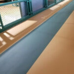 indoor rubber track flooring