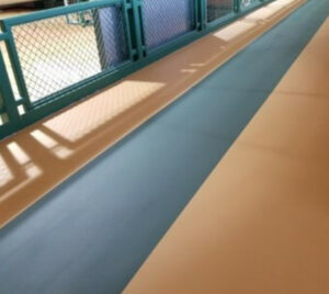 indoor rubber track flooring