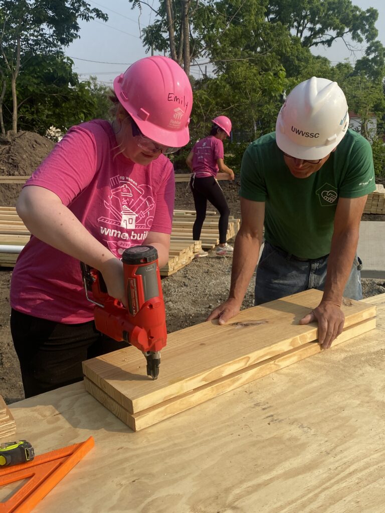 Woman's build with Habitat for Humanity and Jack Laurie Group