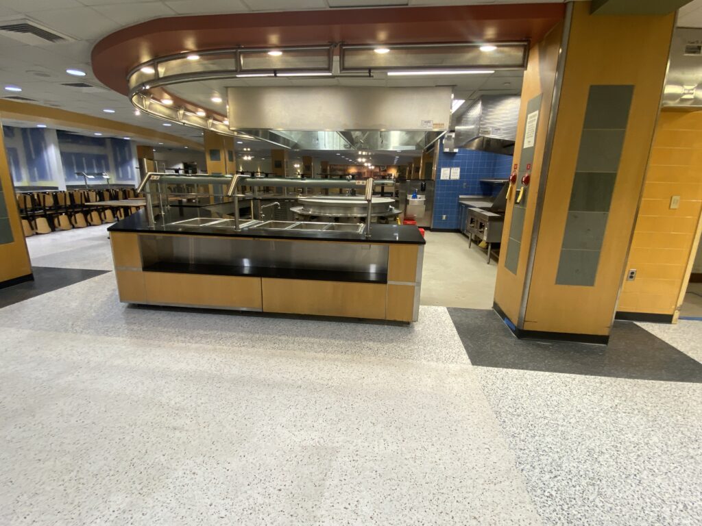 Purdue University, Earhart Dining Hall new flooring