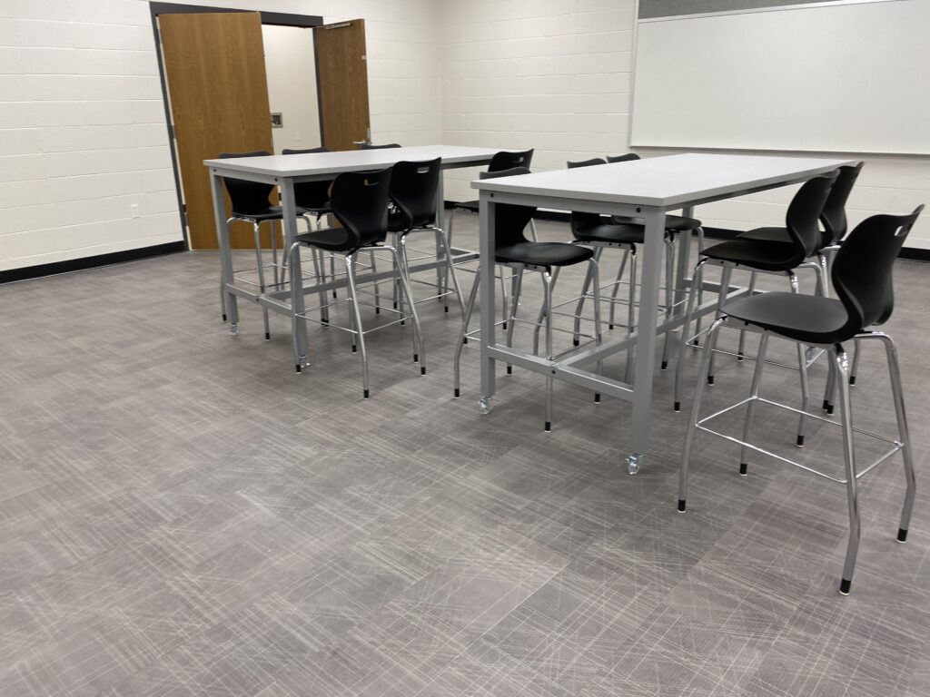 North Central High School Classroom Flooring 