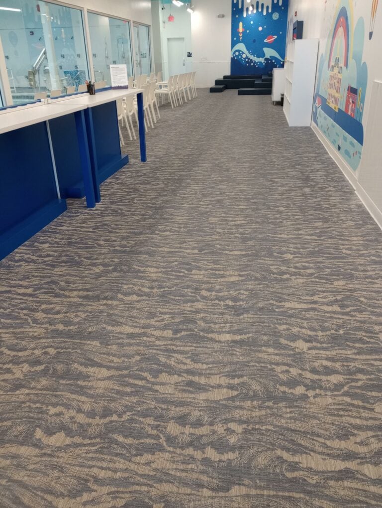 Big Blue Swim School new flooring