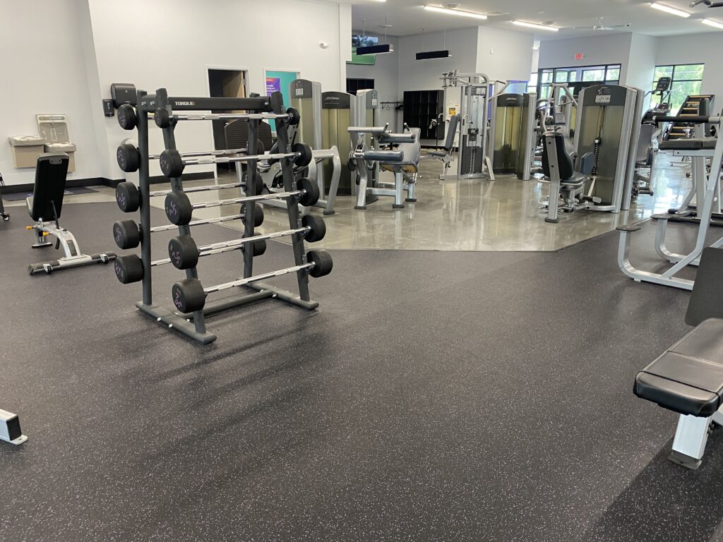 Polished Concrete, gym flooring