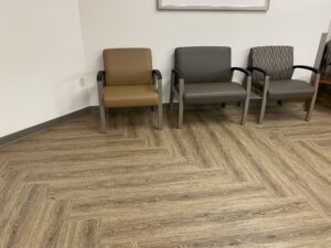 Luxury Vinyl Plank in Healthcare facility